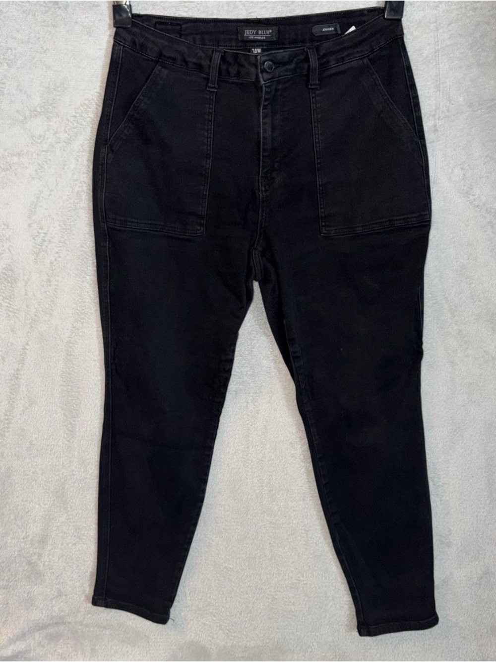 Judy Blue Jeans Women’s 14W Black Denim‎ Jogger *No Drawstring